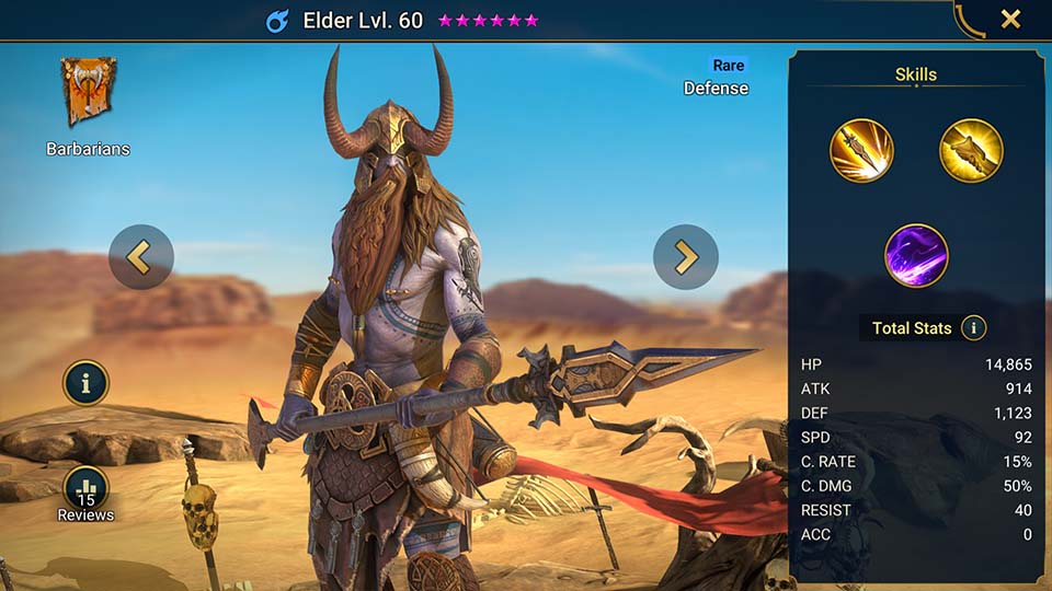 Elder's information on skills, equipment, and mastery build for dungeon campaign, clan boss, and arena.  