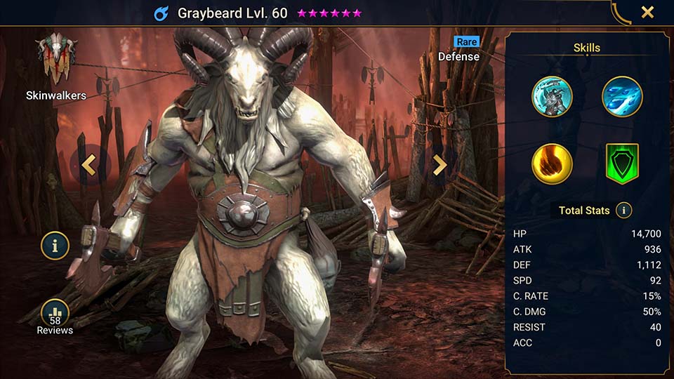 Graybeard's information on skills, equipment, and mastery build for dungeon campaign, clan boss, and arena.  