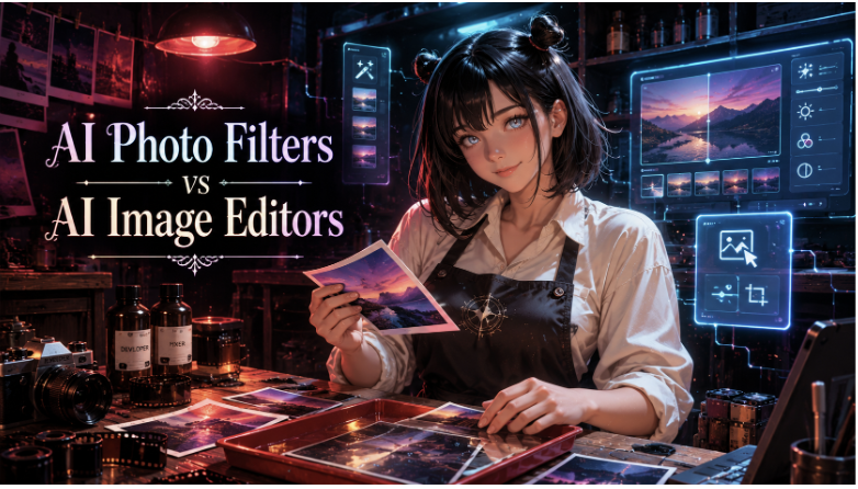 AI Photo Filters vs AI Image Editors: Which Should You Use?