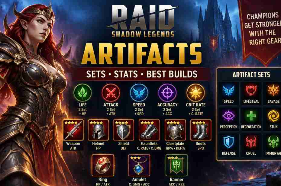 RAID Shadow Legends Artifacts